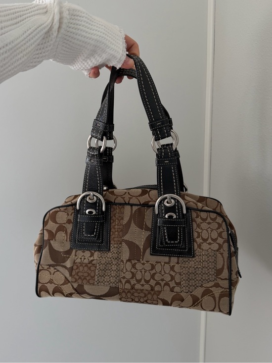 Coach Handbags - Y2K Coach Signature Patchwork Shoulder Bag